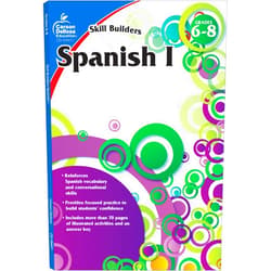By Carson Dellosa Education (Compiler) Carson Dellosa Skill Builders Spanish I Workbook—Grades 6-8 Reproducible Spanish Workbook With Spanish Vocabulary, Common Words and Phrases for Conversational Skills (80 pgs)
