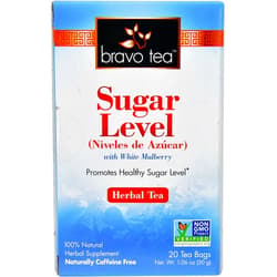 Bravo Tea Sugar Level Caffeine Free, 20 Tea Bags