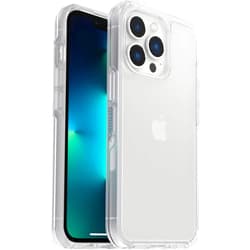 OtterBox iPhone 13 Pro (ONLY) Symmetry Series Case - Single Unit Ships in Polybag, Ideal for Business Customers - CLEAR, ultra-sleek, wireless charging compatible, raised edges protect camera & screen