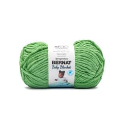 Bernat Baby Blanket Green Yarn - 1 Pack of 300g/10.5 oz - 100% Polyester - #6 Super Bulky - 220 Yards - Knitting/Crochet