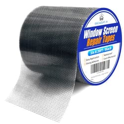 KING MOUNTAIN Black Window Screen Repair Tape,3inX20FT Heavy Duty Screen Repair Kit for Window Screen and Screen Door Tears Holes,Strong Adhesive & Waterproof Window Screen Patch
