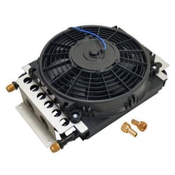Derale 15800 Electra-Cool Remote Cooler,Black