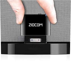 ZIOCOM 30 Pin Bluetooth Adapter Receiver for Bose iPod iPhone SoundDock and Other 30 pin Dock Speakers with 3.5mm Aux Cable(Not for Car and Motorcycles), Black