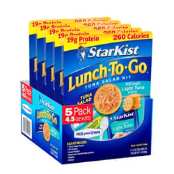 StarKist Lunch To-Go Chunk Light Mix Your Own Tuna Salad - (Pack of 5)