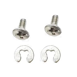Hyclam Repair Screw Set for 3DS/LL/XL New 3DS/3DSLL/3DSXL Battery Back Cover Secure Screw Mount with Washer Screw Set for Game Console Universal 1