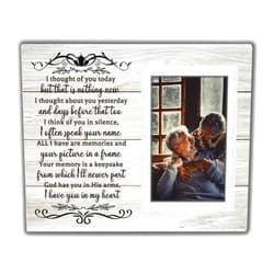 SZ-PengXin Memorial Gifts Picture Frame - Memory of Mother, Father, Grandma, Grandpa, Grandparents, Memorial, Remembrance Photo Frame for Loved One, Wall Table Picture Frames Sympathy Loss relative Gift