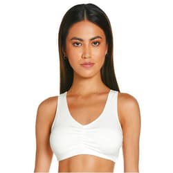 Hanes Womens X-Temp Wireless Bra Pack, Stretch Pullover Bra, Low-Impact Racerback Bra, 2-Pack