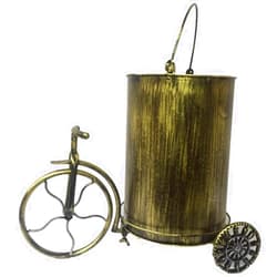 LAVSHOME Rubbish Bin Personality Industrial Wind Trash Can Bar Hotel Restaurant KTV Bedroom Living Room Cafe Small Storage Tube Waste Paper Basket Trash can dustbin