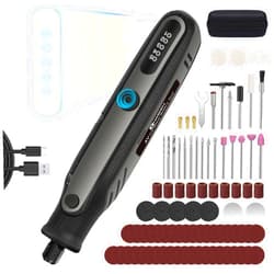 HARDELL Mini Cordless Rotary Tool 4V, 5-Speed Rotary Tool Kit with 86 Accessories, Power Rotary Tool for Cutting, Engraving, Sanding, Drilling, Polishing, Small Wood Carving tool or DIY Crafts(Black)