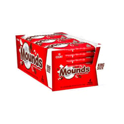 MOUNDS Dark Chocolate and Coconut King Size, Candy Bars, 3.5 oz (18 Count)