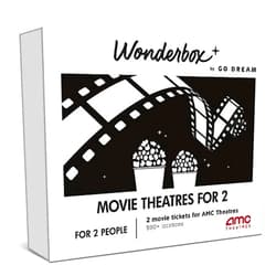 Format: Toy WONDERBOX – Original Gift Idea - Experience Gift – AMC Movie Theatres® for 2 – 2 Tickets – A Large Choice of Experiences in One Gift Box
