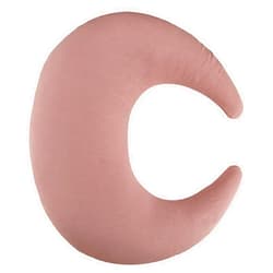 SWESEN Pink Nursing Pillow Cover, Soft Removable Cover for Breastfeeding Pillows, Pillow Slipcover for Baby Boys and Girls, Comfortable & Breathable, Washable (Only Cover)
