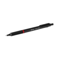rOtring Rapid Pro Retractable Ballpoint Technical Drawing Pen, Black Barrel, Medium Point, Blue Ink(1904292)