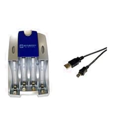 Synergy Digital Accessory Kit Compatible with Synergy Digital, Works with Polaroid iS824 Digital Camera Includes: SB257N Charger, USB5PIN USB Cable