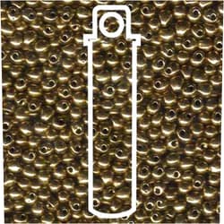 Miyuki Dark Bronze Tiny Miyuki 2.8mm Fringe Seed Bead Glass Tear Drops Approx 9 Gram Tube