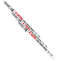 Diablo by Freud DJT101B5 4 in. 10 TPI High Carbon Steel T-Shank Jig Saw Blades for Fine Finish Cuts in Wood (15-Pack)