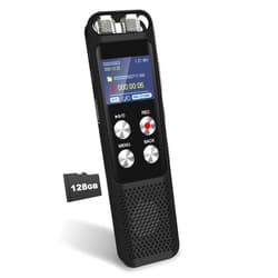 G 136GB Digital Voice Recorder: Voice Activated Recorders with Playback, Audio Recording Device for Lectures Meetings, Dictaphone Sound Portable Tape Recorder with Password | USB