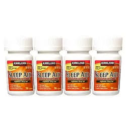 Kirkland Signature Sleep Aid Succinate 25 Mg 4 Bottles X 96 Tabs