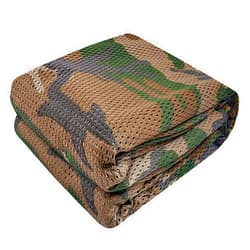 GRVCN Camo Burlap Cradle Mesh Fabric - 75D Camouflage Netting Cover for Hunting Ground Blinds, Camping Military Tree Stands