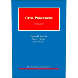 By Thomas Rowe Jr. (Author), Suzanna Sherry (Author), Jay Tidmarsh (Author) & 0 more Civil Procedure (University Casebook Series)