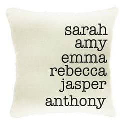 People People Customize 18x18 Family Name Throw Pillow Cover, Personalized Grandma, Grandkids, Nana, Mom, Mama Designs, Christmas, Birthday, Mother's Day Pillow Case Gifts