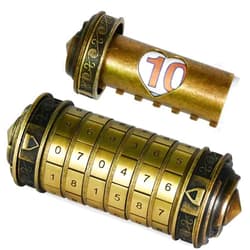 FLYALIGOGO Cryptex Da Vinci Code Numeric, Money Puzzle Box for Cash Gift with Secret Hidden Compartments Birthday Xmas for Men & Women Escape Room Brain Teaser Puzzle Toy Presents