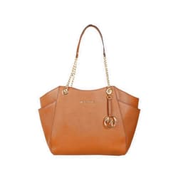 Michael Kors Jet Set Travel Large Chain Leather Shoulder Tote Bag Luggage