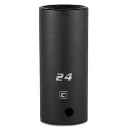 Capri Tools Deep Impact Socket, 1/2-Inch Drive, 6-Point, Metric (24 mm)