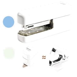 deli Stapler, Desktop Staplers with Integrated Staple Remover, 45 Sheet Capacity Office Stapler, White