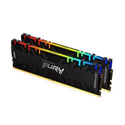 Kingston Fury Renegade RGB 16 GB (2 x 8 GB) 3600 MHz DDR4 CL16 Desktop Memory Kit of 2 KF436C16RBAK2/16