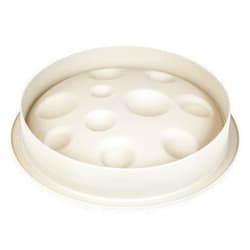 Silikomart Luna (Moon) Silicone Mold, Flexible Dome-shaped Cake Pan with 3D Technology and Textured Crater Detailing, Oven, Microwave, Freezer and Dishwasher Safe, 56-1/2-Fluid Ounces, Made in Italy