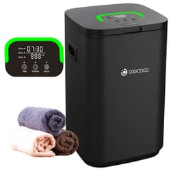 CooCoCo Towel Warmer, 23L Large Hot Towel Heater Bucket for Bathroom, Blanket Warmer with Child Lock and Timer, LED Display, Delay Time Up to 24 Hours, Christmas House Warming Gifts for Women, Men