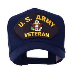 e4Hats.com Veteran Military Large Patch Cap