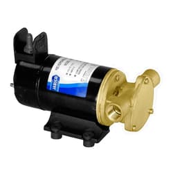 Jabsco 18680-1000 Reversible Rotary Vane 7.9 GPM 12V DC Pump, bronze