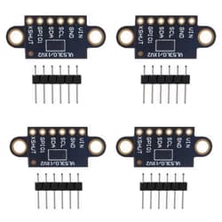 DWEII VL53L0X Time-of-Flight Flight Distance Measurement Sensor Breakout VL53L0X ToF Laser Range Finder Pack of 4