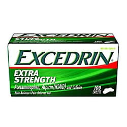 Excedrin Extra Strength Pain Relief Caplets – Headache Relief – 100 Count