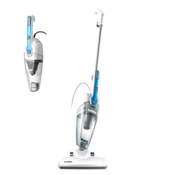 Eureka Home Lightweight Mini Cleaner for Carpet and Hard Floor Corded Stick Vacuum with Powerful Suction for Multi-Surfaces, 3-in-1 Handheld Vac, Aqua Blue