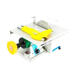 Gagalayong Table Saw, Gem Jade Grinder Polisher for Cutting Rocks, Rock Cutting Saw with Blade, Adjustable Speed Cutting Machine 800-10000rpm, Lapidary Saw for Cutting Grinding Engraving Polishing