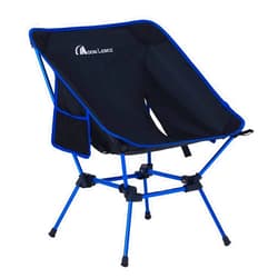 MOON LENCE Portable Camping Chair, Compact Backpacking Chair Folding Chair with Side Pockets Portable Chair Lightweight Heavy Duty for Hiking