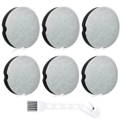 Anewise 6 Pack Filter Replacement for Bissell Powerforce Compact Lightweight Upright 2112 1520 for Bissel Turbo Bagless 2690 Cleanview 3437 3508 Vacuum Cleaner, Compare to Parts #1604896/160-4896