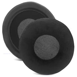Miruchertter Velour Ear Pads 100 mm Universal Replacement Ear Pads Cushions Suitable Many Large Headphones Round Memory Foam Earpads Compatible with Beyerdynamic, Sennheiser, AKG, ATH, Sony & More - Black, 100mm