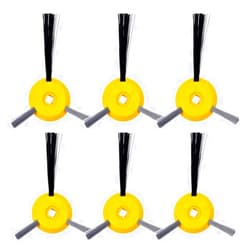 KEEPOW 6 Pack Side Brushes Replacement Parts for Shark ION Robot R85 RV750 RV720 S87 RV850 RV851WV Vacuum
