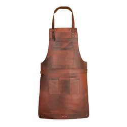 Leathershire Full Grain Leather Apron Butcher, Cook, BBQ, Cooking, Wood work, Cheff, BBq Grill Gift Apron
