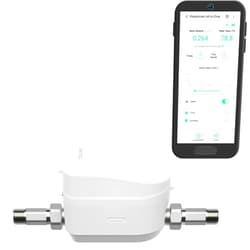 YoLink FlowSmart All-in-One: Includes Smart Water Meter and Automatic Shutoff for 1-Inch Pipes, Real-Time Leak Detection, App-Controlled, Over 10 Years Battery Life, Requires YoLink Hub