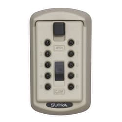Kidde AccessPoint 001414 KeySafe Original Slimline Push Button Combination Permanent Key Lock Box, 2-Key, Clay Beige