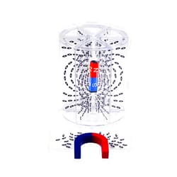 HDGTDR3SS2865SSSSTT Three-Dimensional Magnetic Line Demonstrator, Electromagnetic Field Current Magnetic Field Demonstrator Used in Physics Experiment Equipment Teaching Instrument