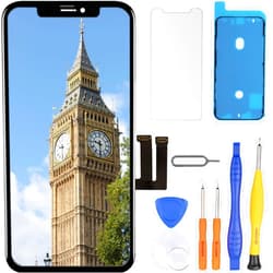 LL TRADER Screen Replacement for iPhone 11 LCD Retina 6.1'' FHD Display COF Touch Screen Digitizer with Repair Tool Kits, Waterproof Tape, Screen Protector(for Model A2111, A2223, A2221)