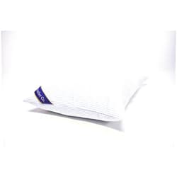 Down & Feather Co. Down&Feather Co. - Luxury Hungarian Goose 100% Feather Bed Pillow - Blue and White Striped Cotton Shell for Sleeping - The Original Old Fashion Queen Size - Hypo-Allergenic - Firm (56oz)