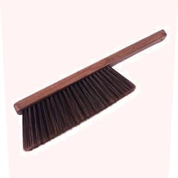 Jrceliy Hand Broom Cleaning Brushes-Soft Bristles Dusting Brush for Cleaning Car/Bed/Couch/Draft/Garden/Furniture/Clothes,Wooden Handle