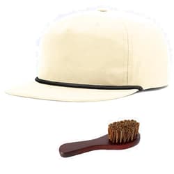 The Hat Pros Richardson 256 Umpqua Grandpa Flip-Up Stay Pinch Trucker Cap Bundle with THP Hat & Clothing Brush